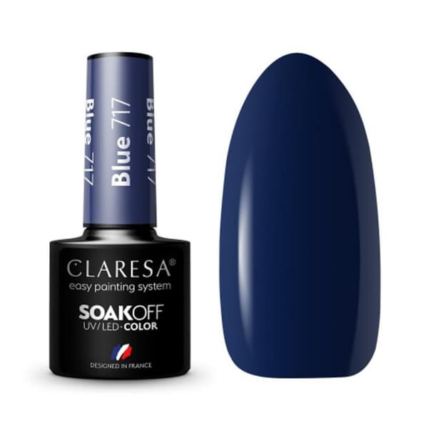 CLARESA Hybrid lak BLÅ 717 -5g