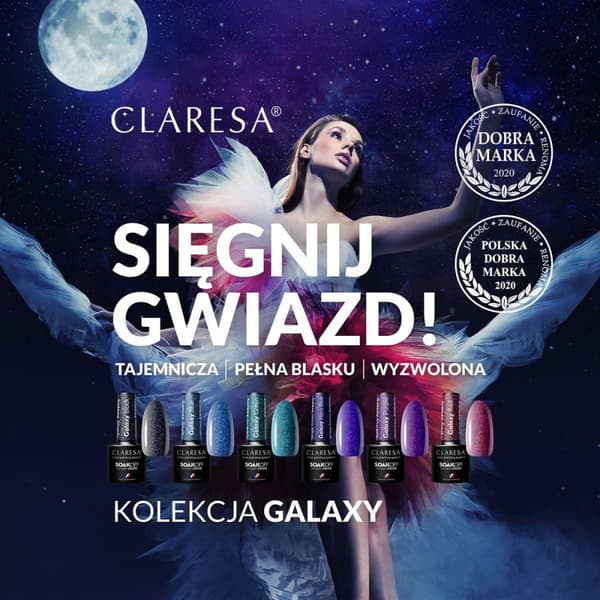 CLARESA Galaxy Marinblå hybridlack 5g