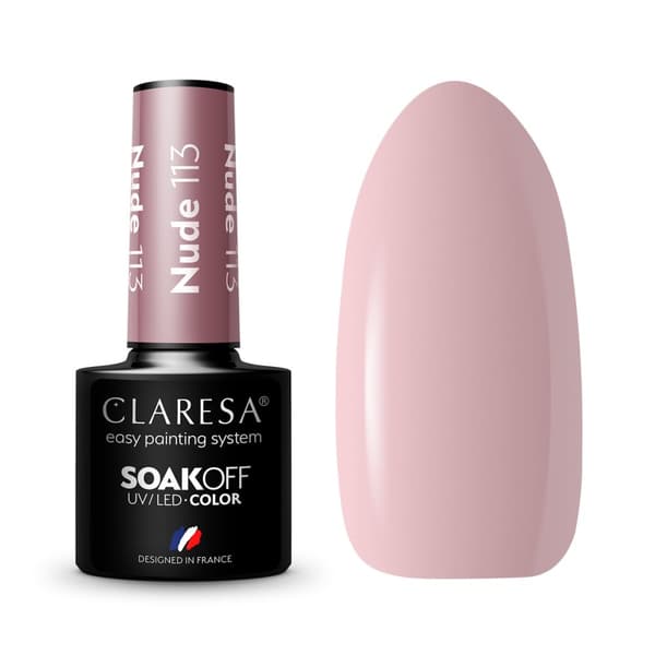 CLARESA Hybrid neglelak NUDE 113 -5g