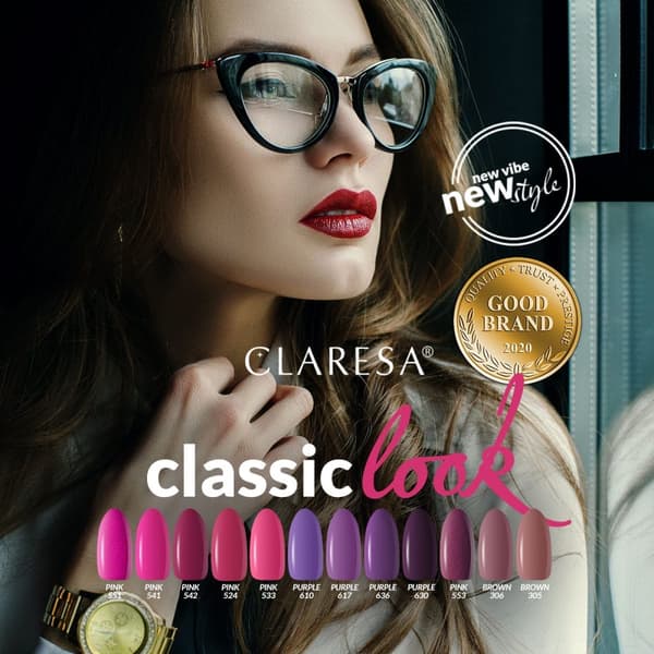 CLARESA Hybrid neglelak PINK 524 -5g