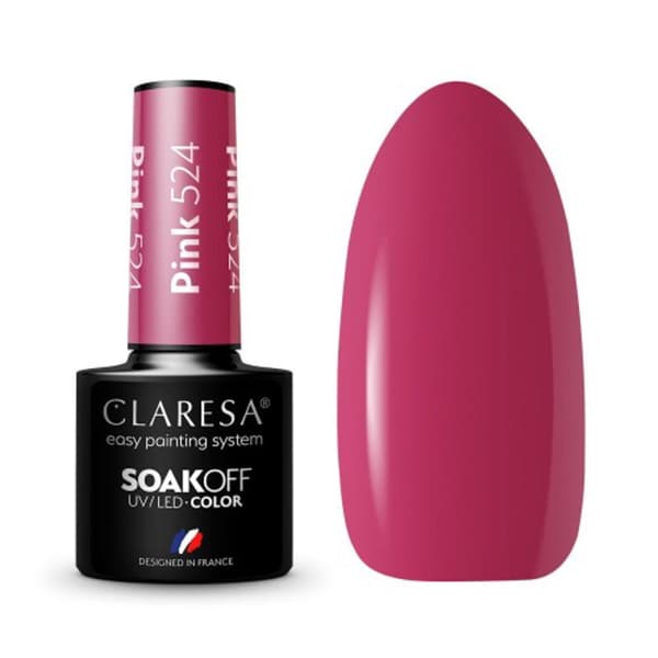 CLARESA Hybrid neglelak PINK 524 -5g
