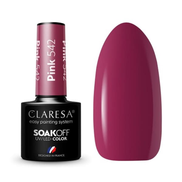CLARESA Hybrid nagellack ROSA 542 -5g