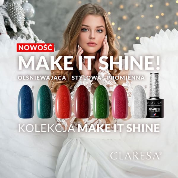 CLARESA Make It Shine hybrid neglelak! 3-5 g