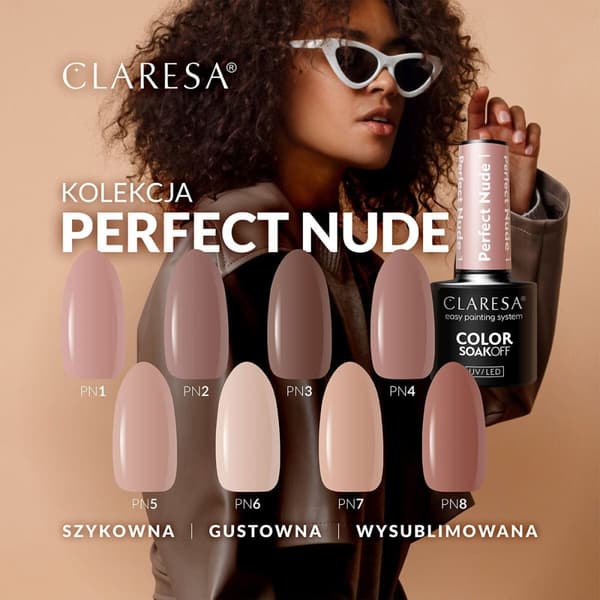 CLARESA PERFECT NUDE hybrid lak 3 -5g