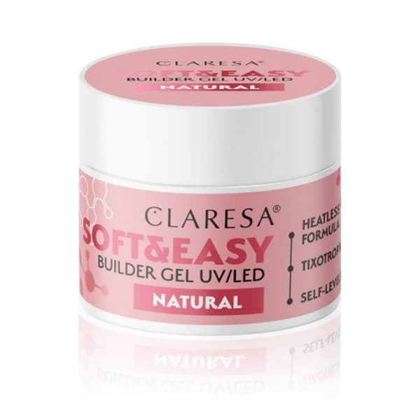 Claresa bygggel Soft&Easy gel naturell 45g