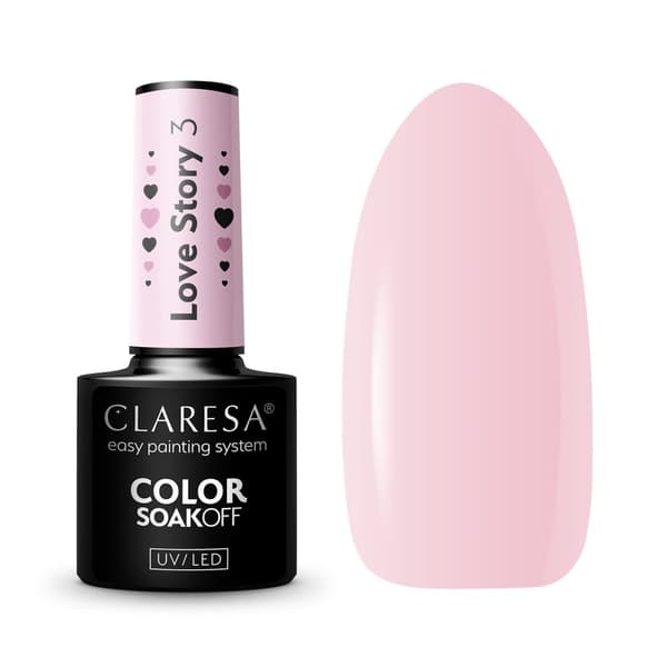 CLARESA LOVE STORY Hybridkynsilakka 3 - 5g