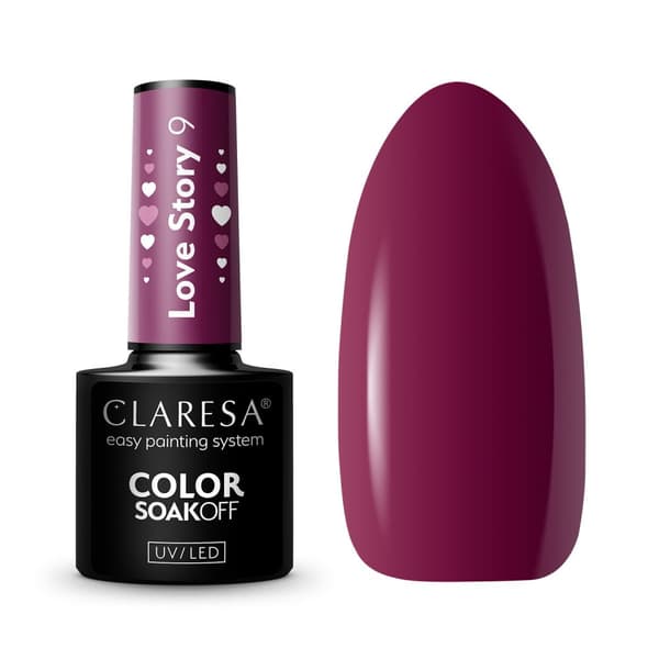 CLARESA hybrid neglelak LOVE STORY 9 - 5g