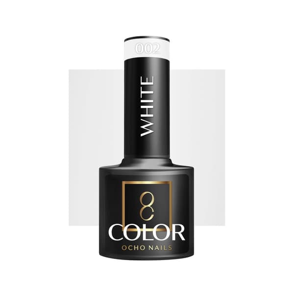 OCHO NAILS Hybrid nagellack vit 001 -5 g