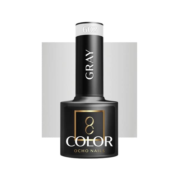 OCHO NAILS Hybrid nagellack grå 602 -5 g