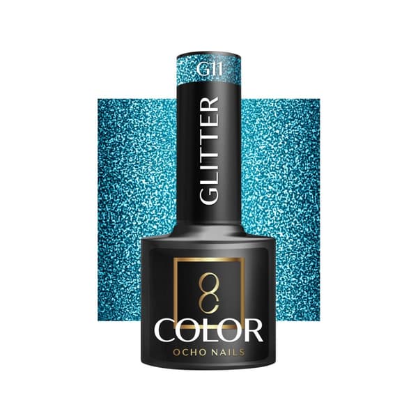 OCHO NAILS Glitter hybrid neglelak G11 -5 g