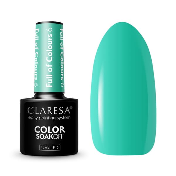 CLARESA Full av färger hybridlack 6 -5g