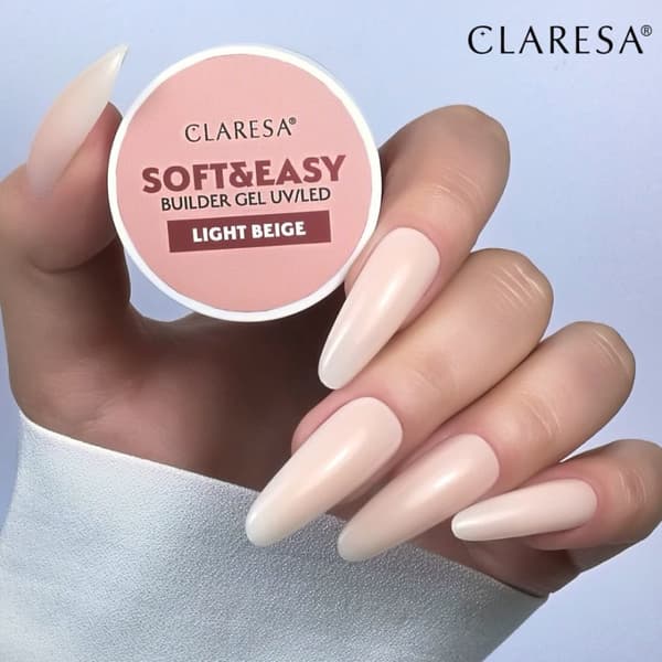 Claresa bygggel Soft&Easy gel ljus beige 12g