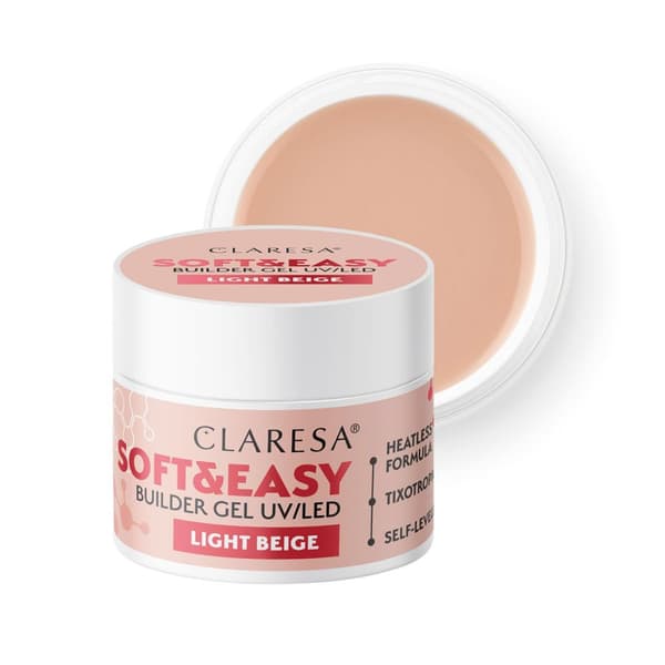 Claresa bygggel Soft&Easy gel ljus beige 12g