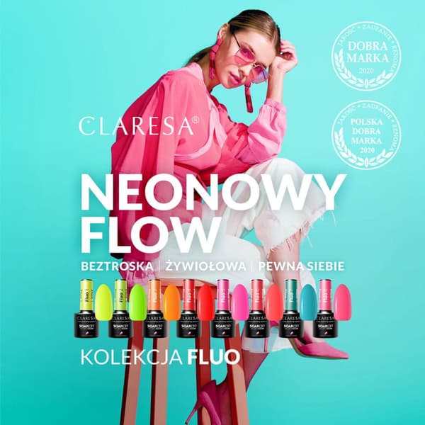 CLARESA hybrid lak FLUO 6 -5g