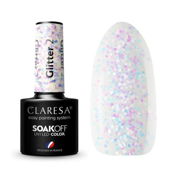 CLARESA GLITTER 2 hybridilakka -5g