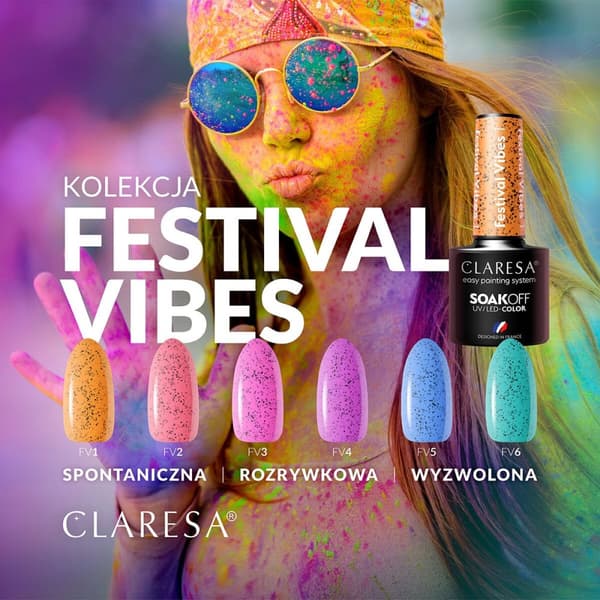 CLARESA Hybrid nagellack Festival Vibes 5 -5g