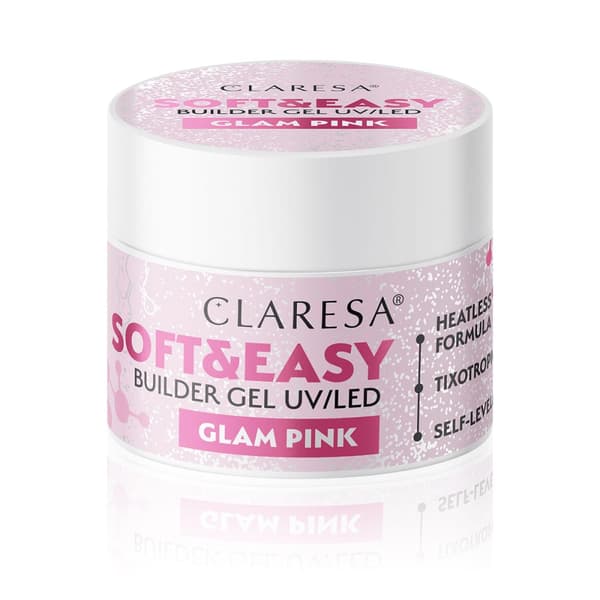Claresa Soft&Easy glamrosa bygggelé 45 g