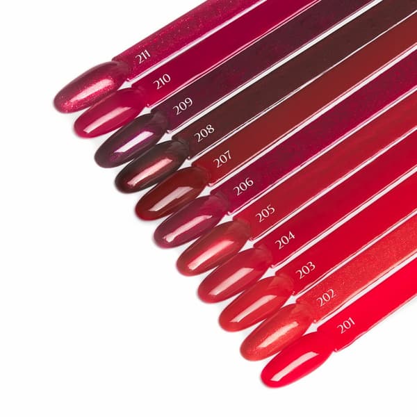 OCHO NAILS Hybrid neglelak rød 203 -5 g