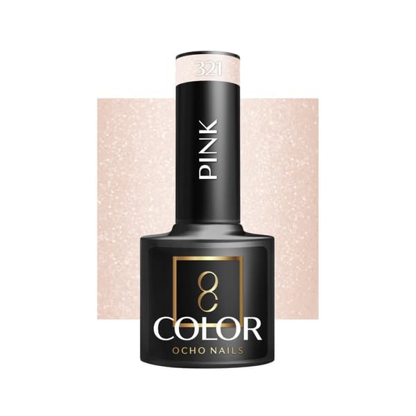 OCHO NAILS Hybrid nagellack rosa 321 -5 g