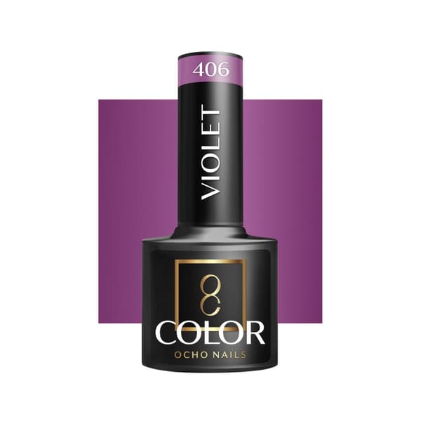 OCHO NAILS Hybrid nagellack violett 406 -5 g