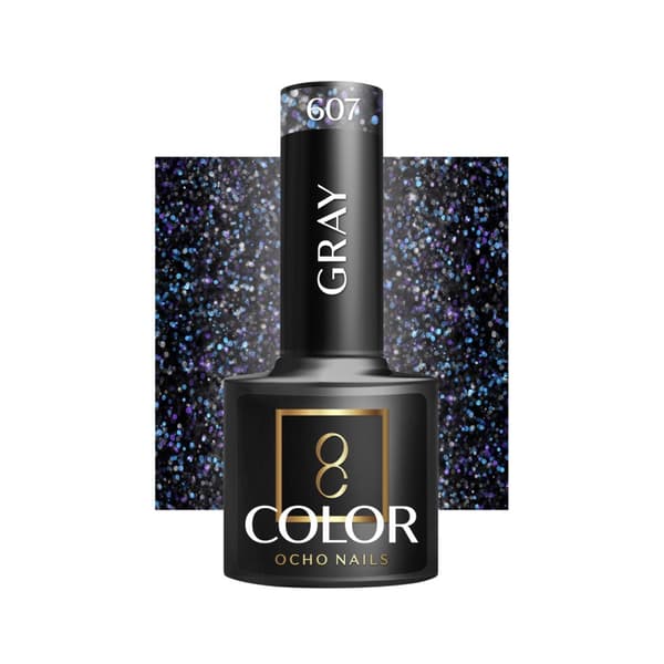 OCHO NAILS Hybrid neglelak grå 607 -5 g