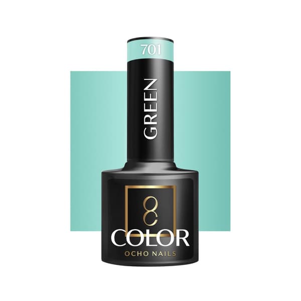 OCHO NAILS Hybrid nagellack grönt 701 -5 g