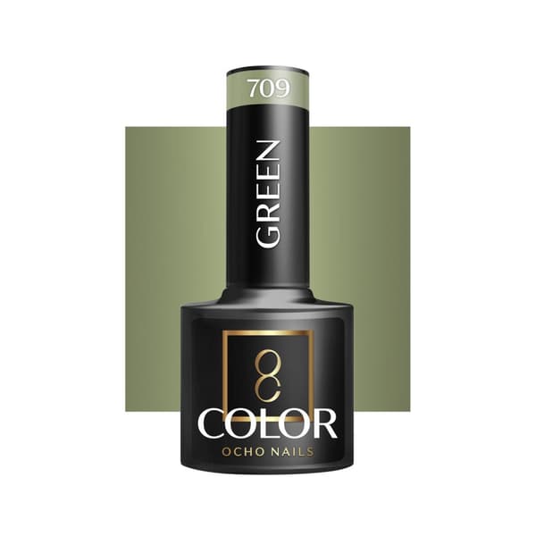 OCHO NAILS Hybrid neglelak grøn 709 -5 g