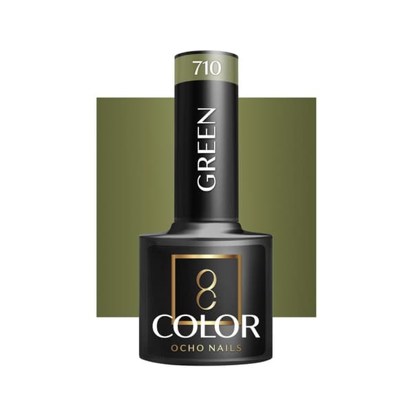 OCHO NAILS Hybrid nagellack grönt 710 -5 g