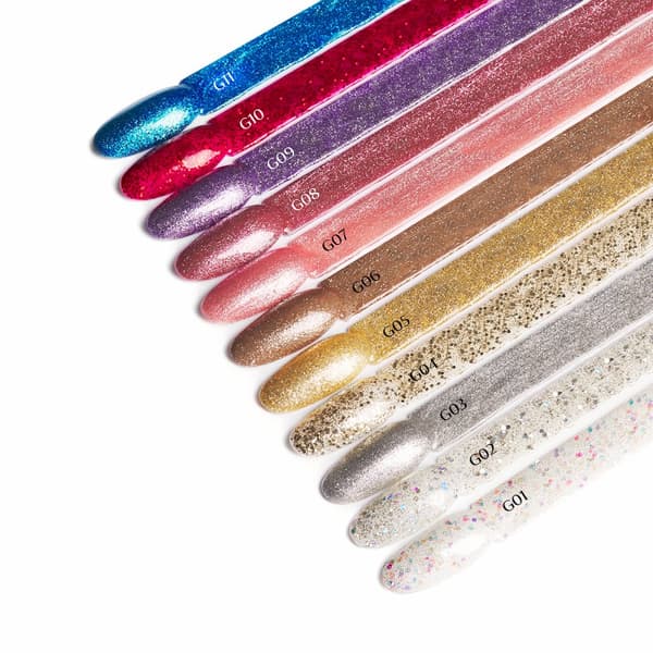 OCHO NAILS Glitter hybrid neglelak G06 -5 g