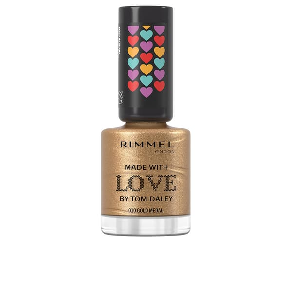 RIMMEL LONDON MADE WITH LOVE by Tom Daley nail polish #809 -darling you are fabulous 8 ml