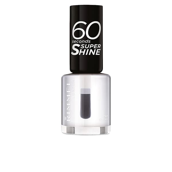 RIMMEL LONDON 60 SECONDS SUPER SHINE nail polish #740-clear 8 ml