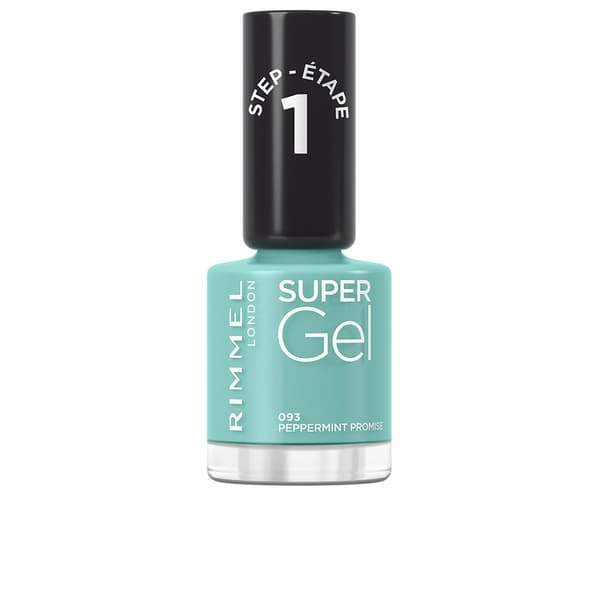 RIMMEL LONDON SUPER GEL nail polish #093-peppermint promise 12 ml