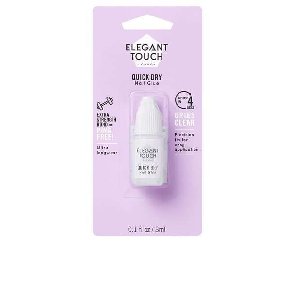 ELEGANT TOUCH PROTECTIVE NAIL GLUE transparent 3 ml
