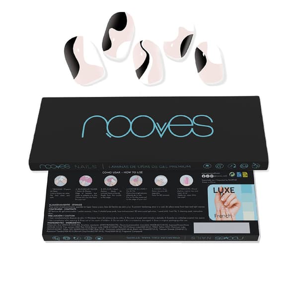 NOOVES GEL NAIL SHEETS premium glam #so twirl 20 u