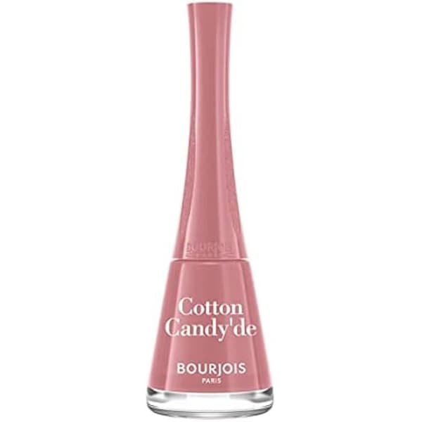 BOURJOIS - 1 sekund Nagellack 50 CottonCandy'De - Snabbtorkande på 50 sekunder - Panoramic Anti-Overflow Borste -