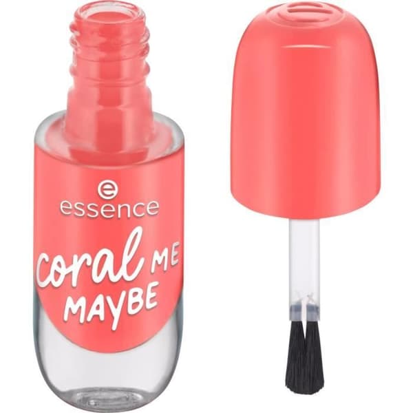 Nagellack - ESSENCE - Gel-nagellack - 52 coral ME MAYBE - Vegansk - Snabbtorkande