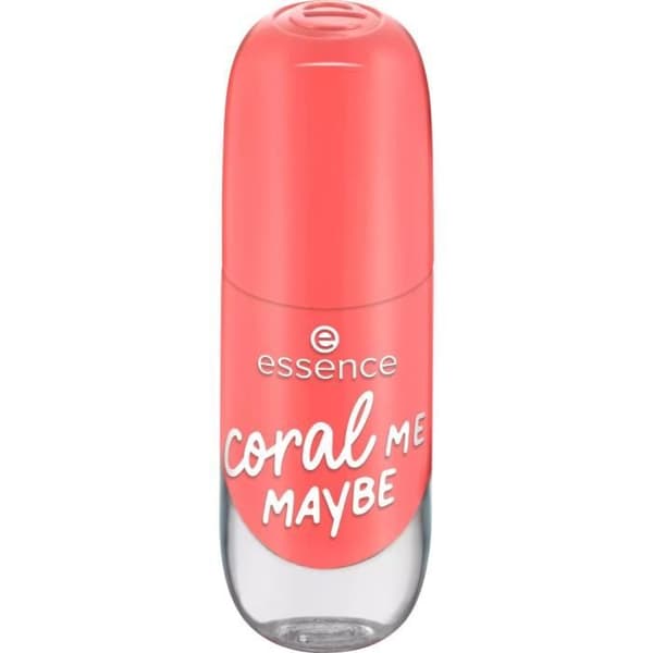 Nagellack - ESSENCE - Gel-nagellack - 52 coral ME MAYBE - Vegansk - Snabbtorkande
