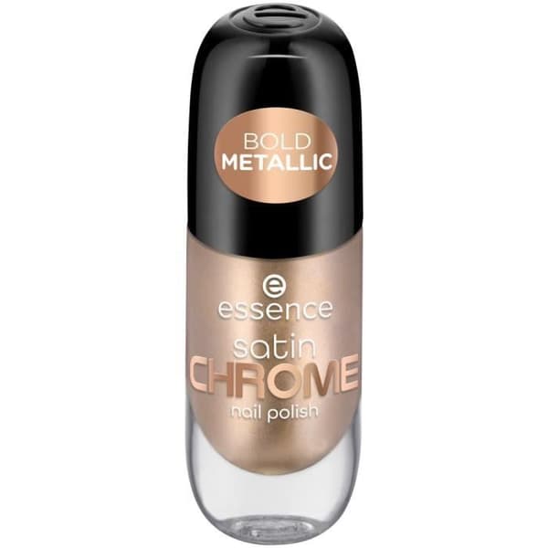 Nagellack - Essence - Satin Chrome - 01 Robotic Rose - Metallic Finish - Långvarig Hållbarhet
