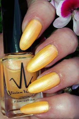Vivien Kondor Vegan Friendly Neon Nail Polish - Neon Gold