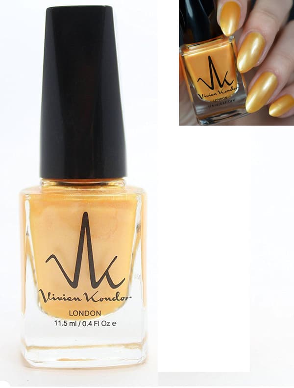 Vivien Kondor Vegan Friendly Neon Nail Polish - Neon Gold