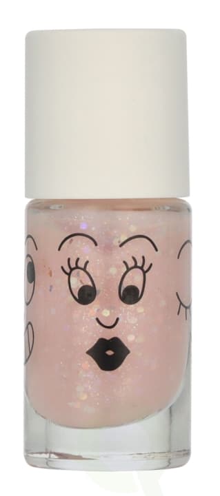 Nailmatic Kids Nail Polish 8 ml Clear Pink Glitter