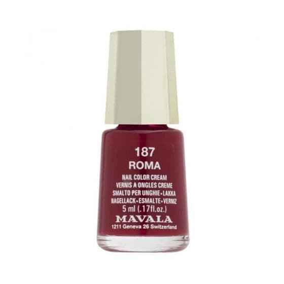 Nagellack - MAVALA - SMALTO 187 ROMA - Vinröd