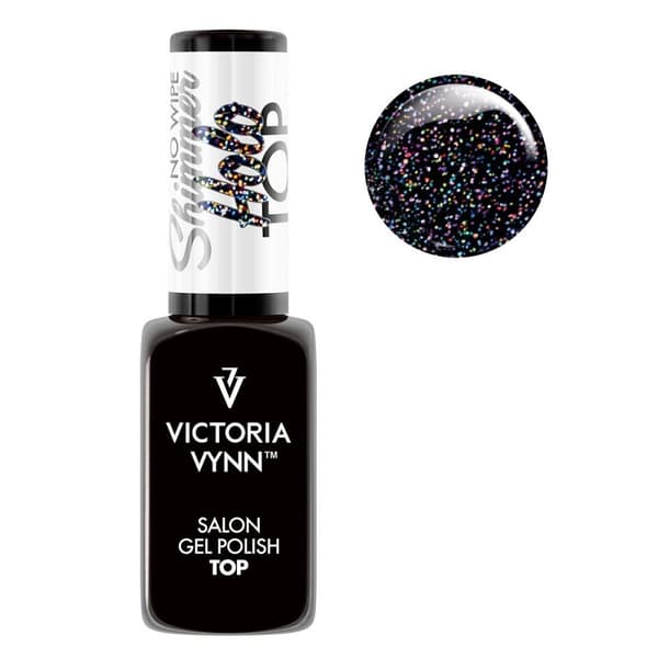 Top coat - Shimmer Holo -  No Wipe - 8 ml - Victoria Vynn