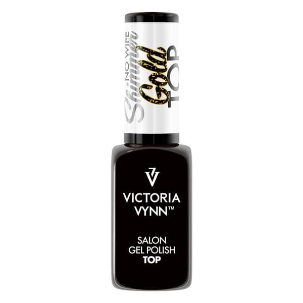 Top coat - Shimmer - Gold -  No Wipe - 8 ml - Victoria Vynn