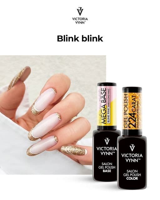 Gel Polish -  Mega Base - Blink Pink - 15 ml - Victoria Vynn