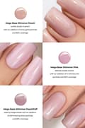 Miniatyrbild 5 av 8: Gel Polish -  Mega Base - Shimmer Pink - 8ml - Victoria Vynn