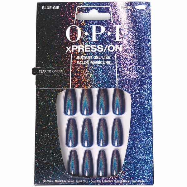 Falske negler Opi #Blue-Gie 30 Deler