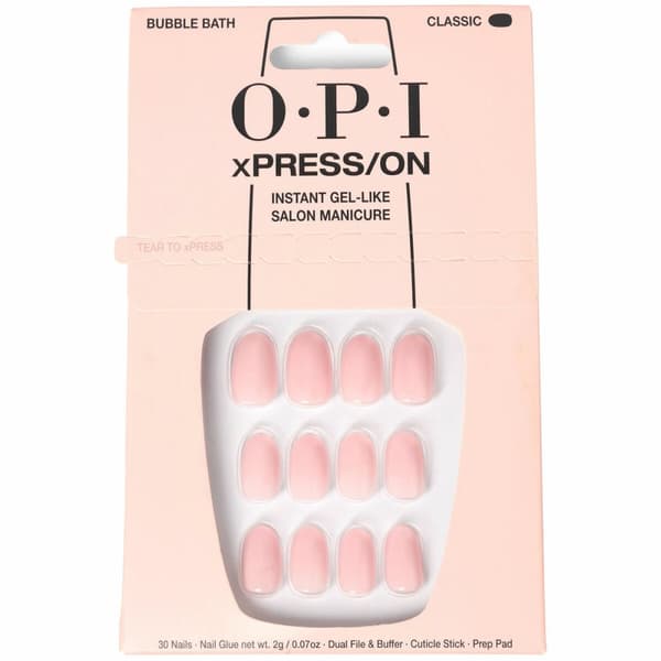 Falske negler Opi #Bubble Bath Bubble Bath 30 Deler