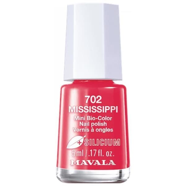 Nagellack - Mavala - Mini Bio Color + Silicium - 5 ml - Färg 702: Mississippi - Naturlig