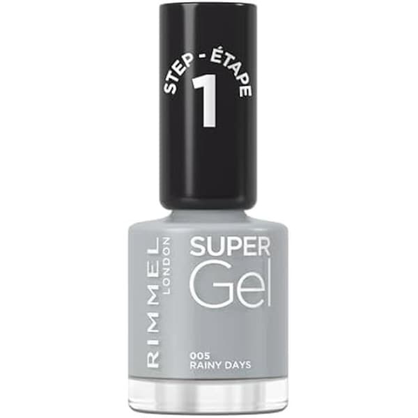 Super Gel Nagellack - RIMMEL - Regniga dagar - Professionellt resultat - Långvarig - Torkar som lack